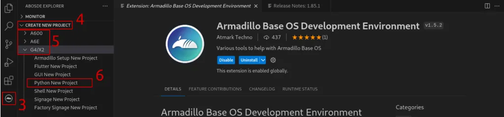 Run This Commandボタンの位置